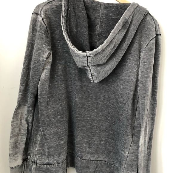 Grey Zipper-less Cardigan - Picture 2 of 7